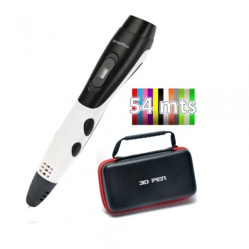 Lapiz impresora 3D ABS Smaffox SM-01 54m + Estuche