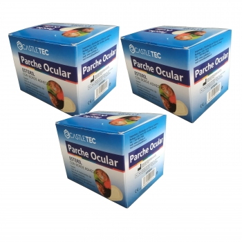 PACK 3 cajas de Parche Ocular. Total 150 unidades color Piel