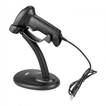Lector de Código de Barras 1D con Cable y Base NETUM 2015