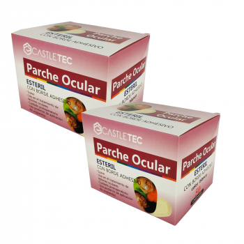 PACK 2 cajas de Parche Ocular Total Infantil 100 unidades color Blanco