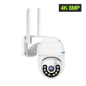 Cámara IP WIFi Exterior PTZ 8MP 4K UHDV H.265 Escam QF800