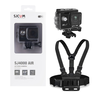 Cámara Deportiva SJCAM SJ4000 AIR 4K WIFI + correa de Pecho