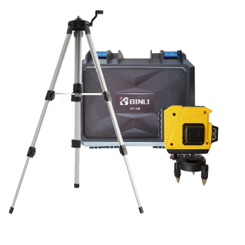 Nivel Laser 12 líneas Autonivelante 360 Horizontal y vertical Binli BL12 + tripode