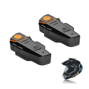 Pack 2 Intercomunicadores y Manos libres Bluetooth BT-S2 para casco de moto