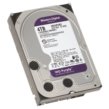Disco Duro Sata 4TB WD PURPLE para grabacion de vigilancia