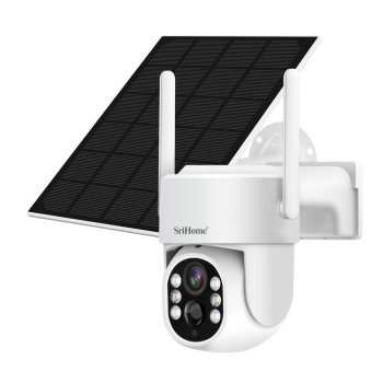 Cámara de Seguridad WiFi Recargable Solar Sricam DH005 PTZ 4MP Exterior con Audio y Visión Nocturna 