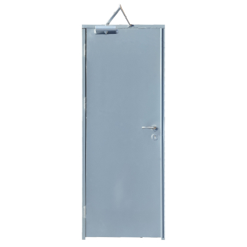 Puerta de Acero, puerta de seguridad aprueba de fuego F60 80x200cm - izquierda