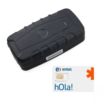 Rastreador GPS magnético recargable TkStar TK918B 4G 10.000 mAh configurado con SIM