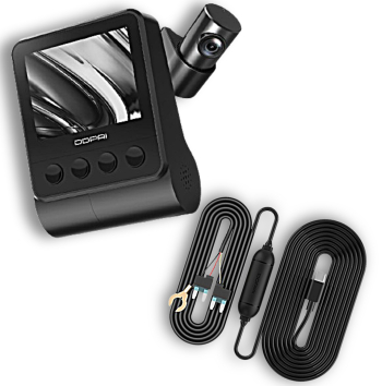 Cámara de vehículo dual 4K GPS ADAS dashcam DDPAI Z50 Dash Cam + cableado HC12