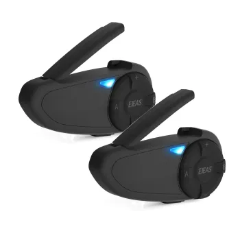 Pack 2 Intercomunicador y Manos libres Bluetooth Ejeas Q7