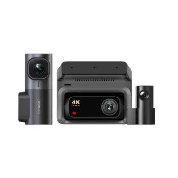 Kit 3 Cámaras Auto DDPAI Z60 | Frontal 4K, Trasera 1080p, Interior 2K, Wi-Fi 6, GPS, ADAS, NightVIS