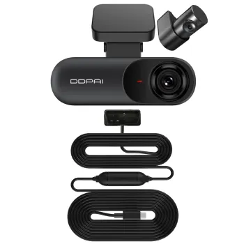 Cámara de vehículo dual 2.5K DDPAI N3 Pro + kit de cableado OBD DDPAI DC001