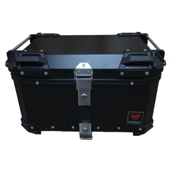 RIDEWOLF 0712-50 Baúl Top Case para motocicleta 50L Negro