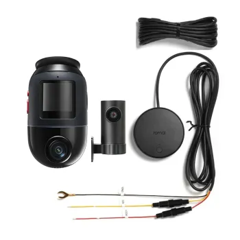 Set doble Cámara para vehículo frontal 360° 4K HDR 60fps trasera 1080p 70mai X800-2 + Kit UP04